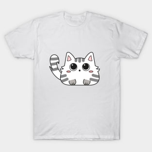 Cute white and grey kitten T-Shirt